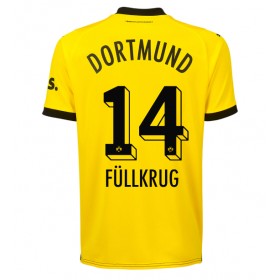 Borussia Dortmund Niclas Fullkrug #14 Hemmakläder 2023-24 Kortärmad